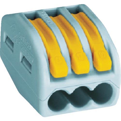 WAGO WF-3 より線・単線接続可能コネクタ 3穴用 8個入 ( WF-3BP ) ワゴジャパン...