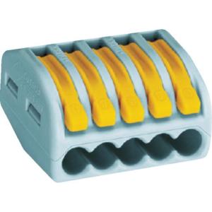 WAGO WF-5 より線・単線接続可能コネクタ 5穴用 5個入 ( WF-5BP ) ワゴジャパン(株)｜orangetool