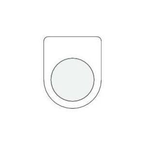 IM 押ボタン/セレクトスイッチ(メガネ銘板) 無地 φ25.5 ( P25-0 ) (株)アイマー...