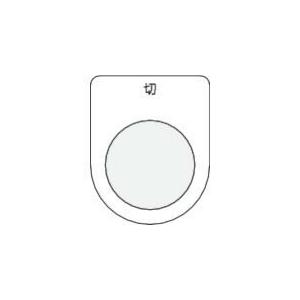 IM 押ボタン/セレクトスイッチ(メガネ銘板) 切 黒 φ30.5 ( P30-12 ) (株)アイ...