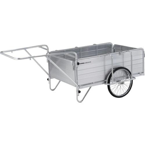 アルインコ アルミ製折りたたみ式リヤカー 2110×1090×810 均等荷重150kg ( HK1...