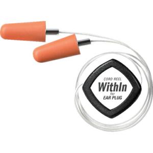ケー エクセレント リール式耳栓収納具 ウィズイン (両耳用) ( WI-02R ) 川本産業(株)｜orangetool