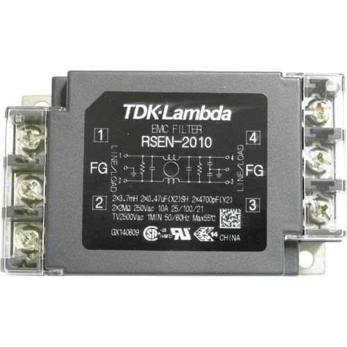 TDKラムダ ノイズフィルタ RSEN 標準タイプ 250V 10A ( RSEN-2010 ) T...