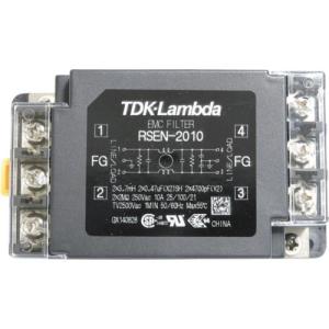 TDKラムダ ノイズフィルタ RSEN DINレール取付対応 250V 10A ( RSEN-2010D ) TDKラムダ(株)｜orangetool