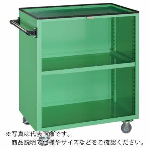 TRUSCO ツールワゴン 750X500XH880 幕板付 ヤンググリーン ( NTS-308N-YG ) トラスコ中山(株)｜orangetool