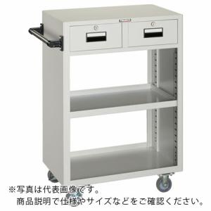 TRUSCO ツールワゴン 600X400XH880 引出付 ホワイト ( NTS-401N-W ) トラスコ中山(株)｜orangetool