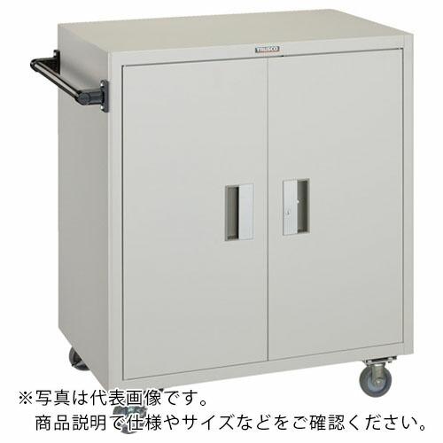 TRUSCO ツールワゴン 750X500XH880 扉付 ホワイト ( NTS-502N-W ) ...