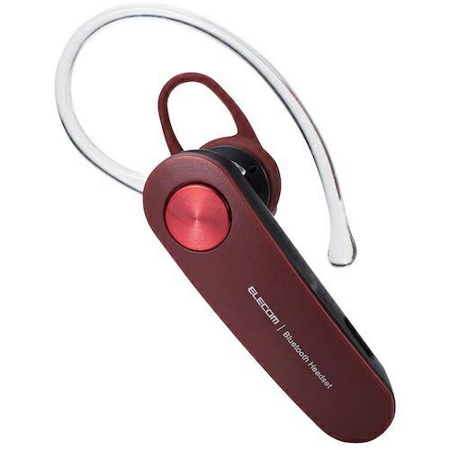 ELECOM Bluetoothヘッドセット 通話・音楽両対応 HD Voice対応 HS11 レッ...