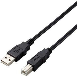 エレコム USB2.0ケーブル A-Bタイプ 仕様固定 3m ブラック  ( U2C-AB30BK/ID )｜orangetool