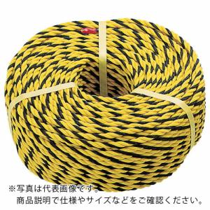 TRUSCO 標識ロープ 3つ打 7.5mm×10m ( R-910T )｜orangetool