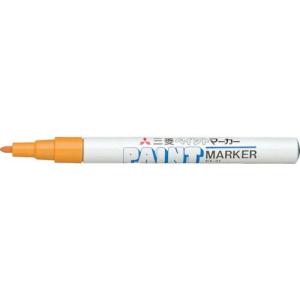 uni ペイントマーカー油性細字 橙 ( PX21.4 ) 三菱鉛筆(株)｜orangetool
