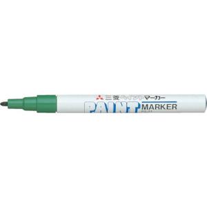 uni ペイントマーカー油性細字 緑 ( PX21.6 ) 三菱鉛筆(株)｜orangetool