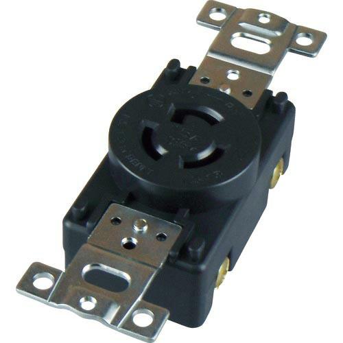 アメリカン電機 引掛形 埋込コンセント 接地2P15A125V ( 3110-L5 ) アメリカン電...
