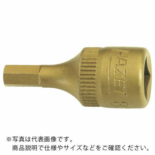 HAZET ショートヘキサゴンソケット(差込角6.35mm・チタンコーティング) ( 8501H-4...