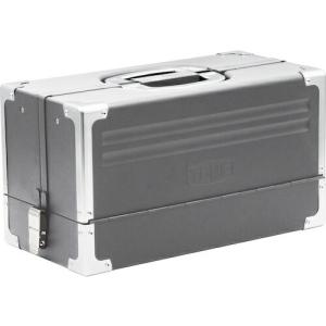 TONE ツールケース シルバー 両開きケースタイプ スチール ( BX331SVX ) TONE(株)｜orangetool