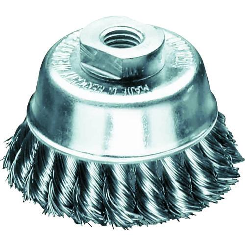 LESSMANN 工業用カップブラシ Φ65 高張度鋼線 線径0.35 ( 482114 )