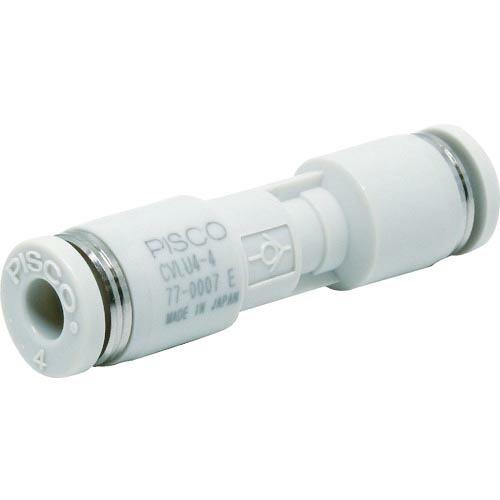 PISCO 低作動圧チェックバルブ ユニオンストレート ( CVLU4-4 )