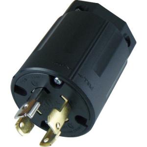 アメリカン電機 引掛形 ナイロンプラグ 接地3P30A250V ( 4322N ) アメリカン電機(株)｜orangetool