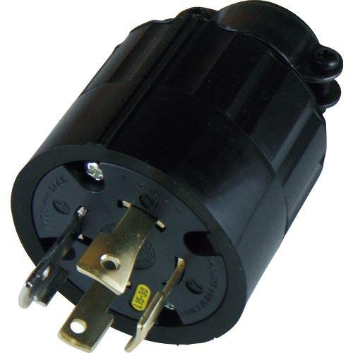 アメリカン電機　引掛形　ゴムプラグ　接地３Ｐ３０Ａ２５０Ｖ ( 4322R-L15 )