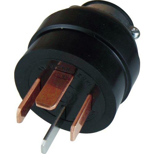 アメリカン電機 平刃形 ゴムプラグ 接地3P60A250V ( R562 ) アメリカン電機(株)