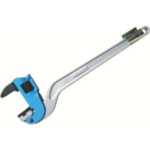 HIT ブルー アルミコーナーパイプレンチ 白管、被覆管 兼用 350mm ( ACPW-350J ) ヒット商事(株)｜orangetool