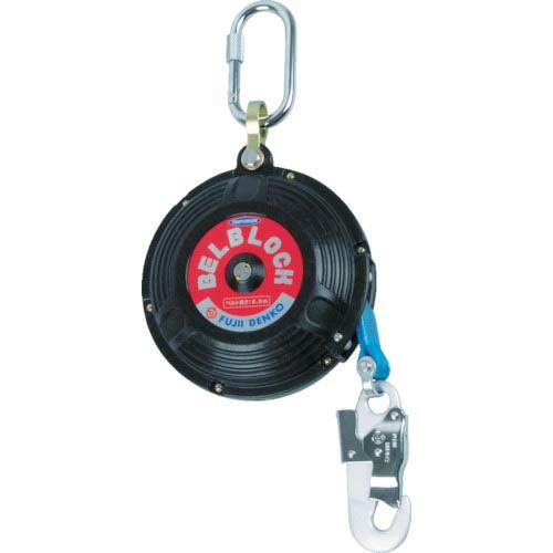 TSUYORON ベルト巻取式墜落防止器具 ベルブロック ショックアブソーバなし 8m 引寄ロープ付...