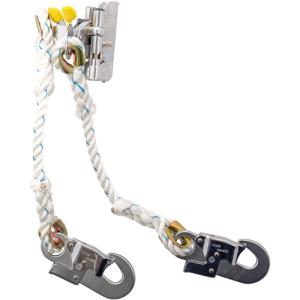TSUYORON 傾斜面作業用ロリップ 軽作業用(メインロープ用グリップ) 子綱2本タイプ ( KS21-1W-BX )｜orangetool