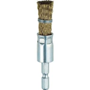 TRUSCO 六角軸筒型ブラシΦ15X6.35 真鍮メッキ0.25 くくりタイプ ( TEB6-15G ) トラスコ中山(株)｜orangetool