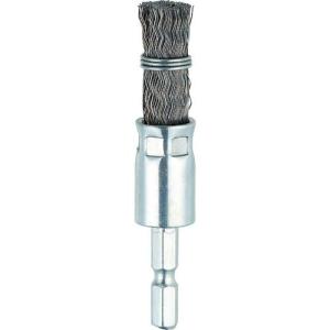 TRUSCO 六角軸筒型ブラシΦ15X6.35 鋼線0.3 くくりタイプ ( TEB6-15S ) トラスコ中山(株)｜orangetool