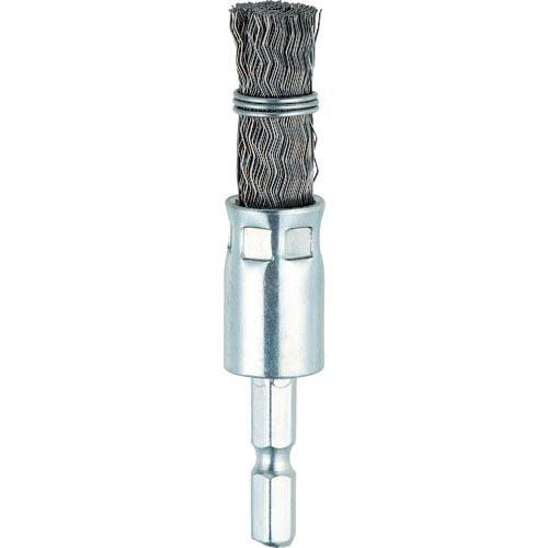 TRUSCO 六角軸筒型ブラシΦ15X6.35 鋼線0.3 くくりタイプ ( TEB6-15S ) ...