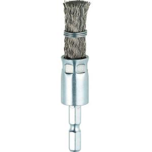 TRUSCO 六角軸筒型ブラシΦ15X6.35 SUS 0.3 くくりタイプ ( TEB6-15SUS ) トラスコ中山(株)｜orangetool