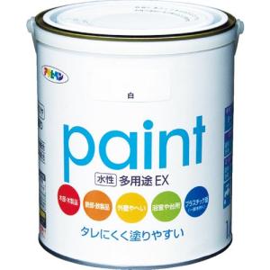 アサヒペン 水性多用途EX 1.6L 白 ( 459619 ) (株)アサヒペン｜orangetool