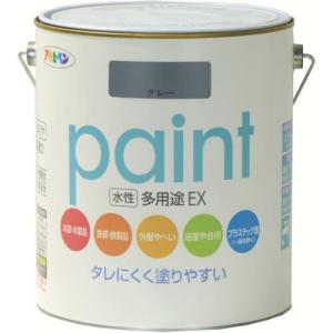 アサヒペン 水性多用途EX1.6L グレー ( 459701 ) (株)アサヒペン｜orangetool