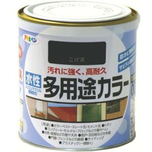 アサヒペン 水性多用途カラー 0.7L こげ茶 ( 460875 ) (株)アサヒペン｜orangetool