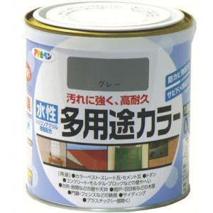 アサヒペン 水性多用途カラー 0.7L グレー ( 460905 ) (株)アサヒペン｜orangetool