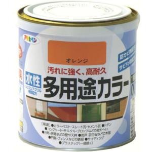 アサヒペン 水性多用途カラー 0.7L オレンジ ( 461032 ) (株)アサヒペン｜orangetool