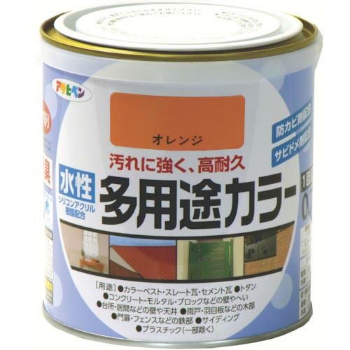 アサヒペン 水性多用途カラー 0.7L オレンジ ( 461032 ) (株)アサヒペン