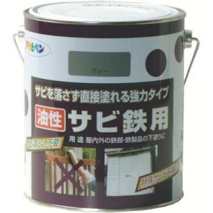 アサヒペン 油性サビ鉄用1.8L ねずみ色 ( 518415 ) (株)アサヒペン｜orangetool