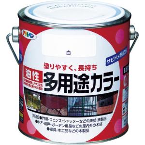 アサヒペン 油性多用途カラー 0.7L 白 ( 536617 ) (株)アサヒペン｜orangetool