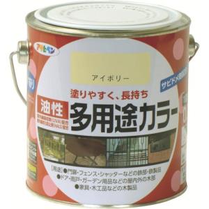 アサヒペン 油性多用途カラー 0.7L アイボリー ( 536648 ) (株)アサヒペン｜orangetool