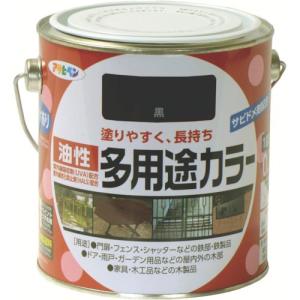 アサヒペン 油性多用途カラー 0.7L 黒 ( 536785 ) (株)アサヒペン｜orangetool