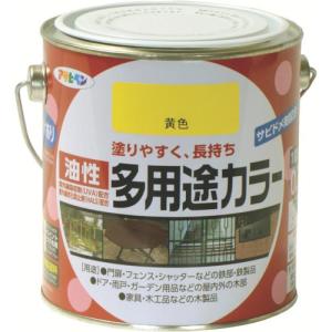 アサヒペン 油性多用途カラー 0.7L 黄色 ( 536822 ) (株)アサヒペン｜orangetool