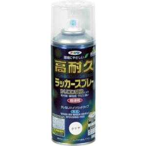 アサヒペン 高耐久ラッカースプレー300ML クリヤ ( 551399 ) (株)アサヒペン｜orangetool