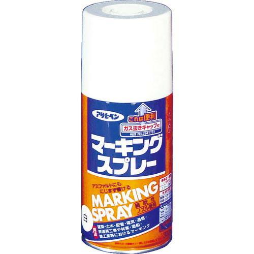 アサヒペン マーキングスプレー300ml 白 ( 559012 ) (株)アサヒペン