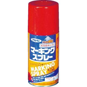 アサヒペン マーキングスプレー300ml 赤 ( 559036 ) (株)アサヒペン｜orangetool