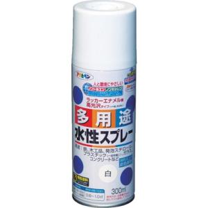 アサヒペン 水性多用途スプレー 300ML 白 ( 565013 ) (株)アサヒペン｜orangetool