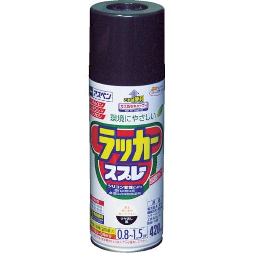 アサヒペン アスペンラッカースプレー420ml つや消し黒 ( 568540 ) (株)アサヒペン