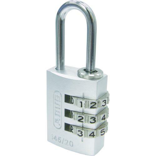 ABUS ナンバー可変式南京錠 145-20 シルバー ( 145-20-SI ) アバス社