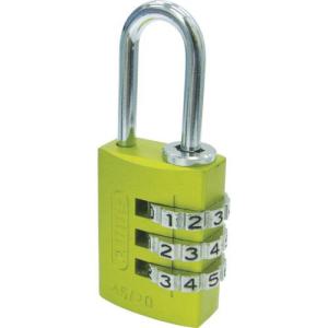 ABUS ナンバー可変式南京錠 145-20 イエロー ( 145-20-YE ) アバス社｜orangetool