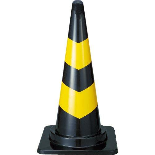 TRUSCO トラコーン 幅380mmX高さ700mm ブラック/イエロー ( TCC-YB ) ト...